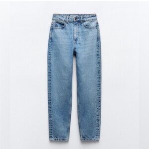 NEW‼️ ZARA STRAIGHT ANKLE LENGHT MEDIUM WASH JEANS SIZE 36/4
